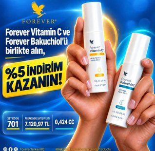 Forever Vitamin C & Forever Bakuchiol 2li Set